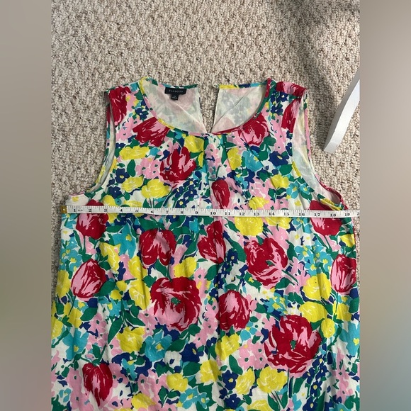 Talbots Pastel Floral Top size 12 - Picture 8 of 8